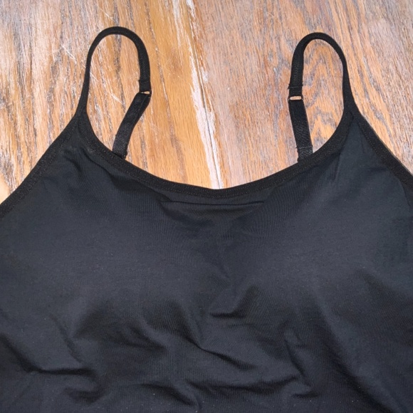ANYFIT WEAR black padded bra top cami/NEW - Picture 2 of 4